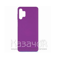 Силиконовая накладка Soft Silicone Case для Samsung A32 2021 Purple