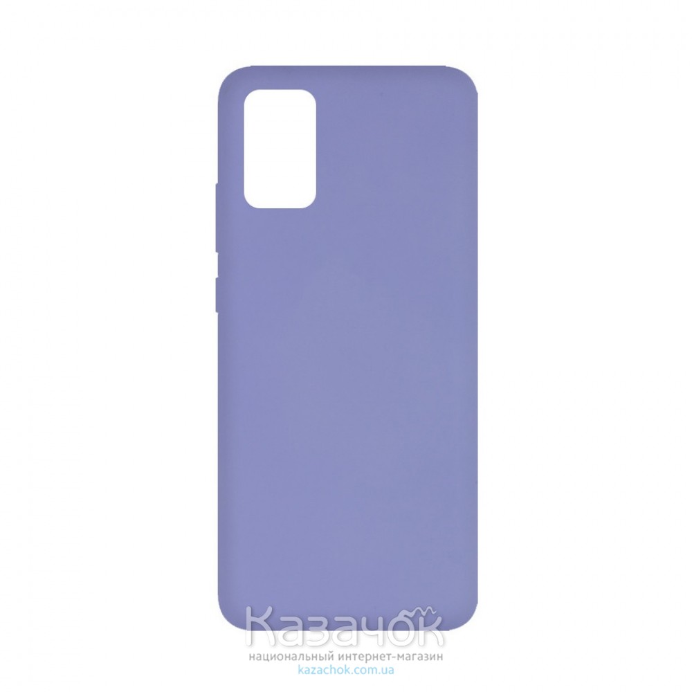 Силиконовая накладка Soft Silicone Case для Samsung A02s 2021 Violet