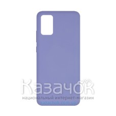 Силиконовая накладка Silicone Case для Samsung A02S/A025 2021 Violet