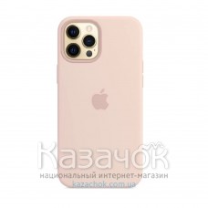 Силиконовая накладка Silicone Case для iPhone 12 Pro Max Pink Sand
