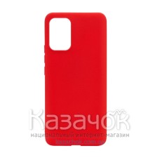 Силиконовая накладка Silicone Case для Xiaomi Redmi Note 10 Red