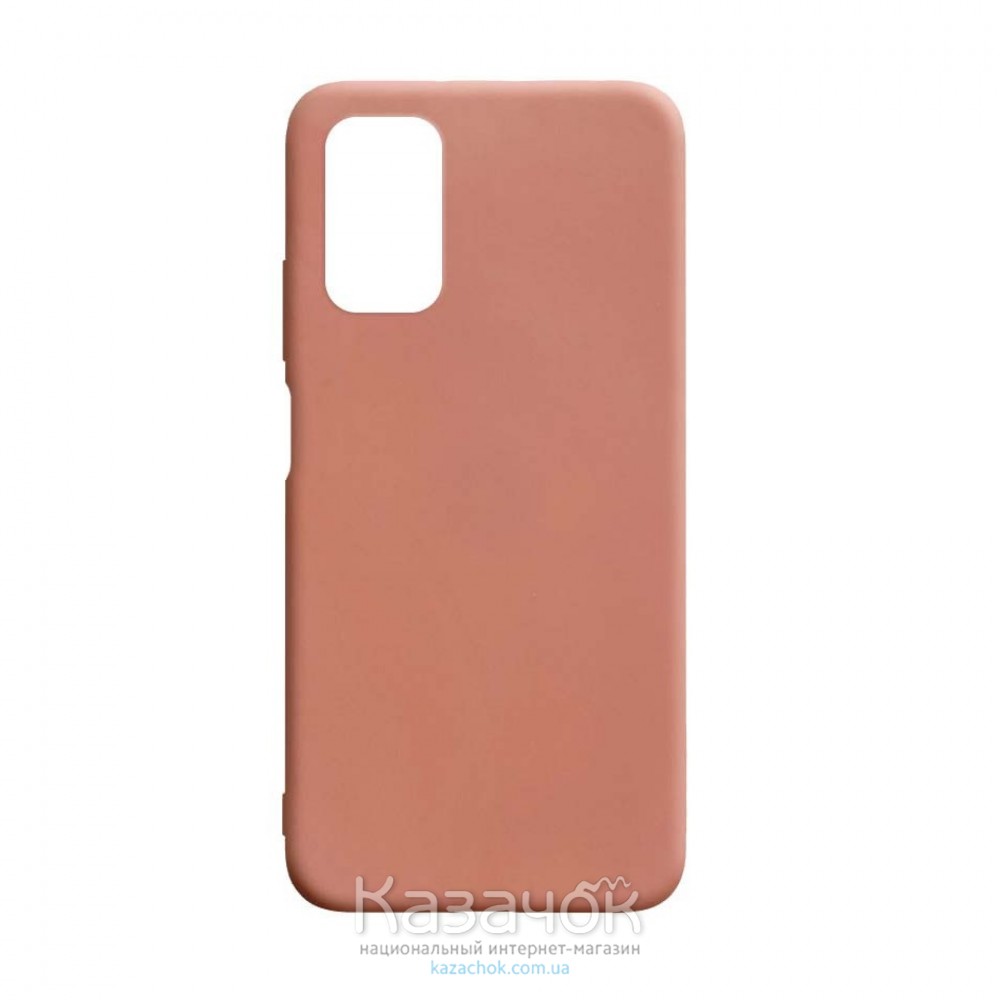 Силиконовая накладка Silicone Case для Xiaomi Poco M3 Pink Sand