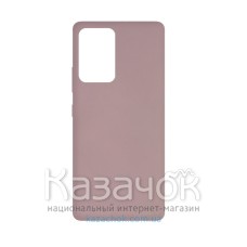 Силиконовая накладка Silicone Case для Samsung A52/A525 2021 Pink Sand