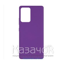 Силиконовая накладка Silicone Case для Samsung A52/A525 2021 Purple