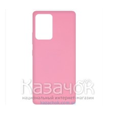 Силиконовая накладка Silicone Case для Samsung A52/A525 2021 Pink