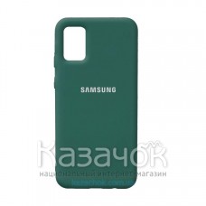 Силиконовая накладка Silicone Case для Samsung A02S/A025 2021 Pine Green