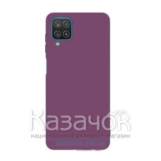 Силиконовая накладка Silicone Case для Samsung A12/A125 2021 Purple