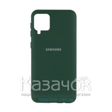 Силиконовая накладка Silicone Case для Samsung A12/A125 2021 Pine Green