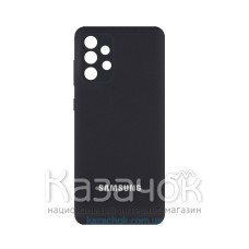 Силиконовая накладка Silicone Case для Samsung A72/A725 2021 Black