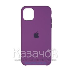 Силиконовая накладка Silicone Case для iPhone 11 Purple