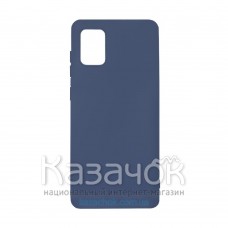 Силиконовая накладка Soft Touch для Samsung A31/A315 2020 Blue