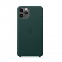 Силиконовая накладка Lambskin Leather для iPhone 12 Pro Max Green