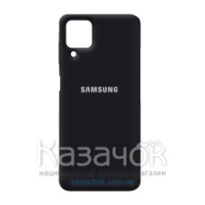 Силиконовая накладка Silicone Case для Samsung A22/A225 2021 Black