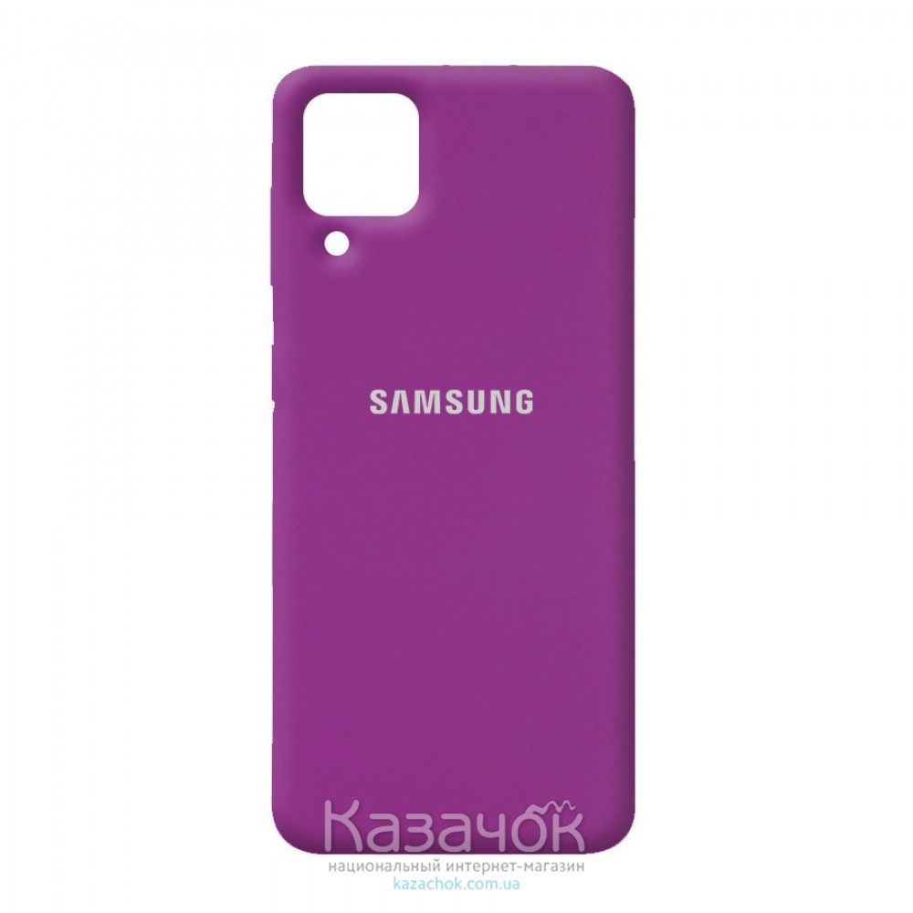 Силиконовая накладка Silicone Case для Samsung A22/A225 2021 Purple