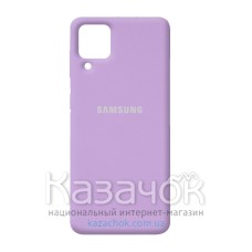 Силиконовая накладка Silicone Case для Samsung A22/A225 2021 Lilac