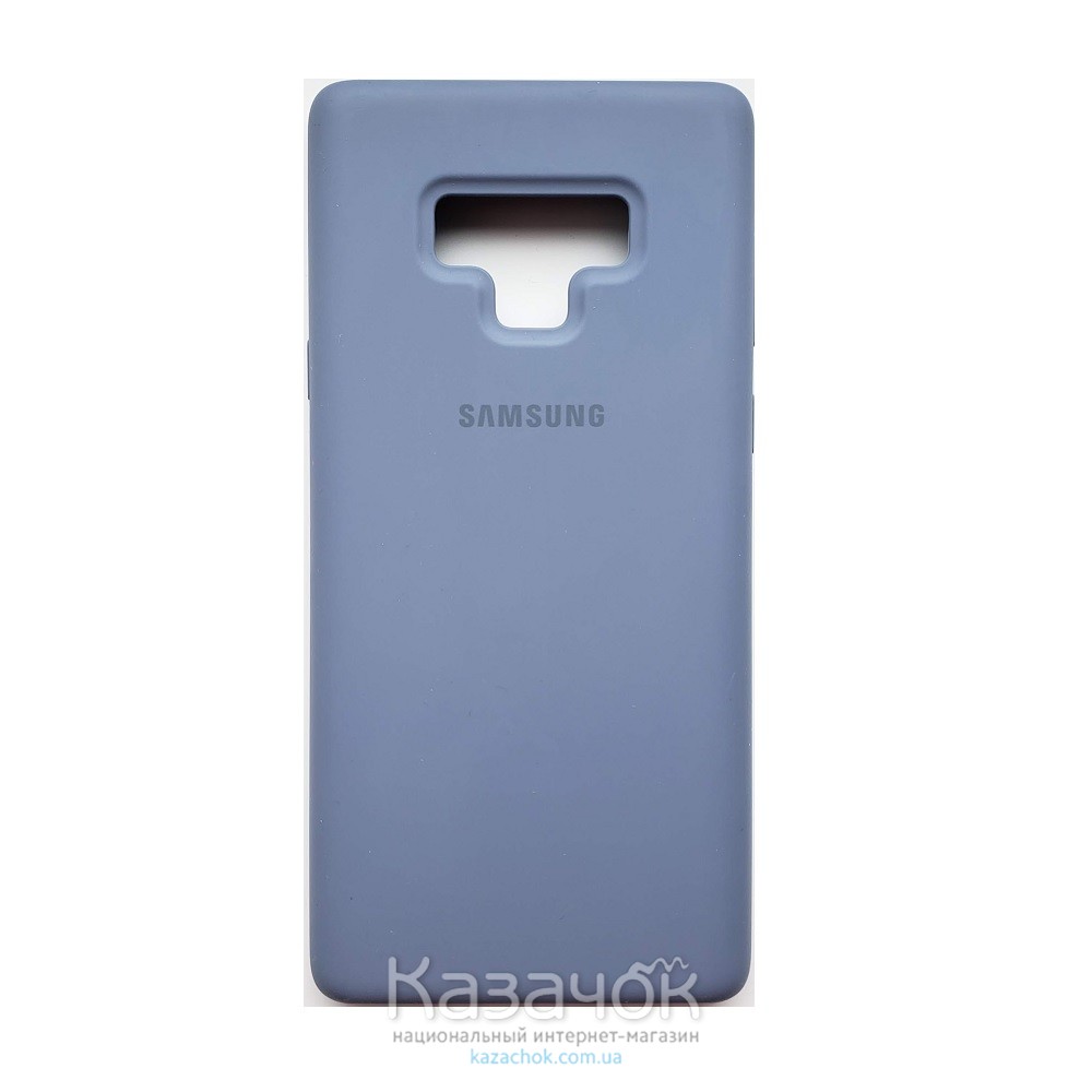 Силиконовая накладка Silicone Case для Samsung Note 9/N960 2019 Light Blue