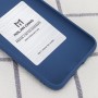 Силиконовая накладка Molan Cano для Xiaomi Redmi Note 10/Note 10S Metallic Blue