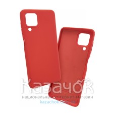 Силиконовая накладка Silicone Case для Samsung A22/A225 2021 Red