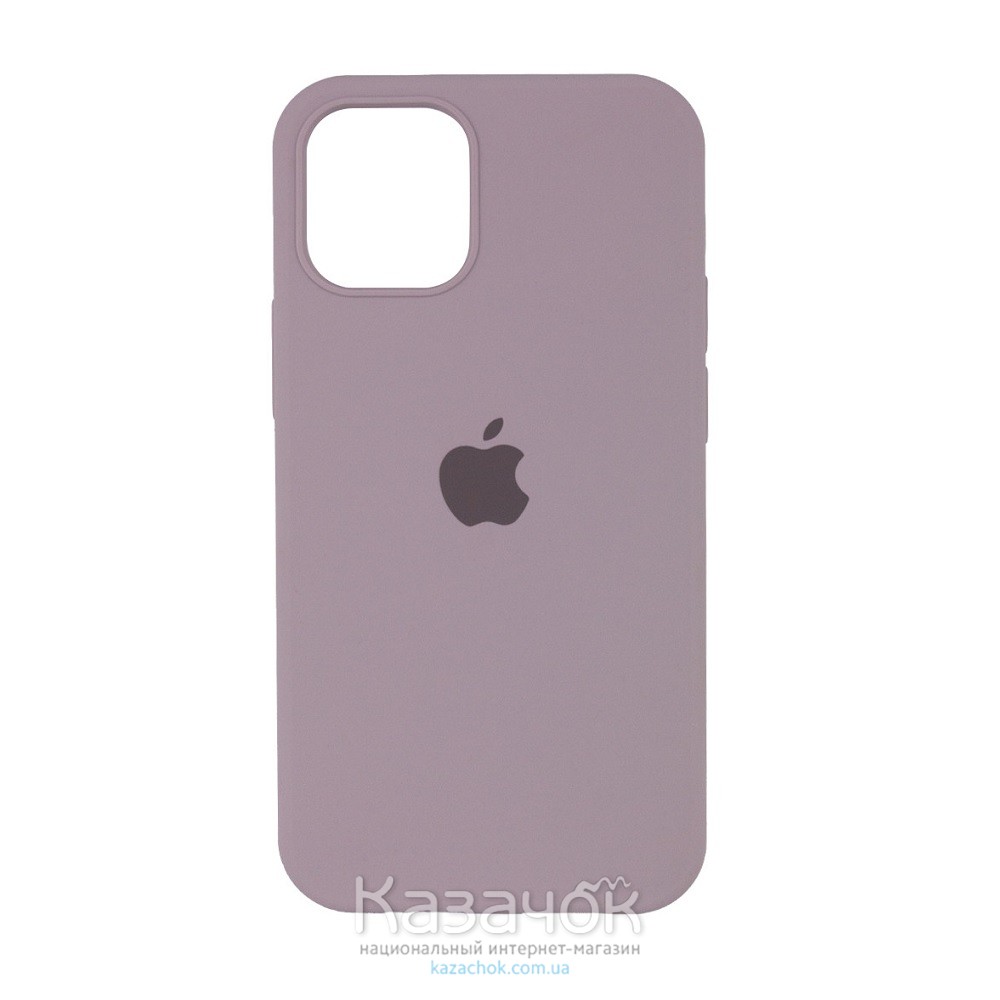Силиконовая накладка Silicone Case Full для iPhone 13 Pro Max Lavander