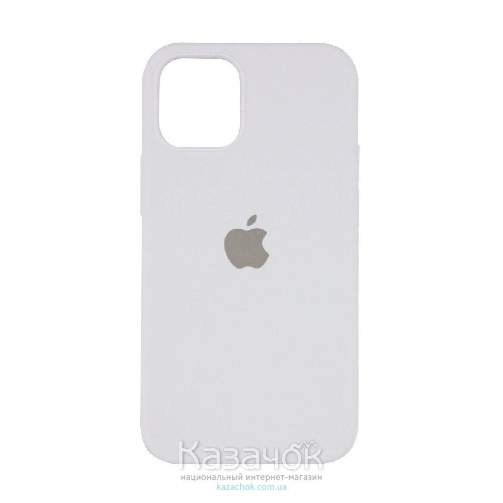 Силиконовая накладка Silicone Case Full для iPhone 13 Pro White