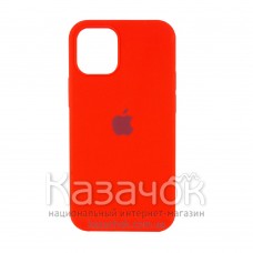Силиконовая накладка Silicone Case Full для iPhone 13 Mini Red