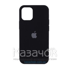 Силиконовая накладка Silicone Case Full для iPhone 13 Pro Max Black