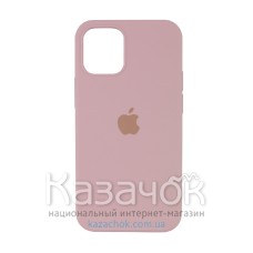 Силиконовая накладка Silicone Case Full для iPhone 13 Pink Sand