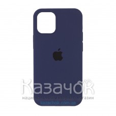 Силиконовая накладка Silicone Case Full для iPhone 13 Pro Blue Cobalt