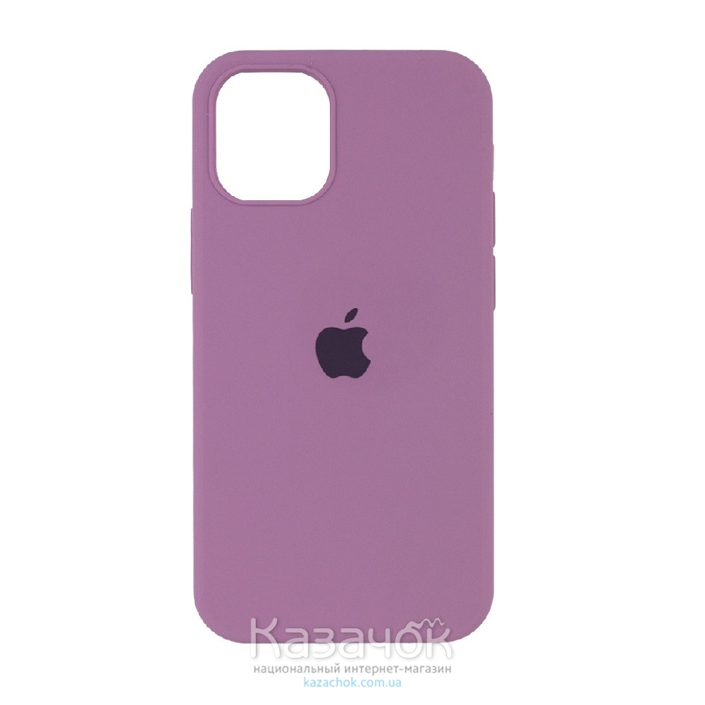 Силиконовая накладка Silicone Case Full для iPhone 13 Mini Lilac