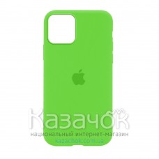 Силиконовая накладка Silicone Case Full для iPhone 13 Pro Party Green
