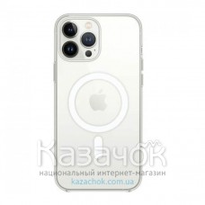 Силиконовая накладка Silicone Case Magsafe для iPhone 13 Pro Max Transparent