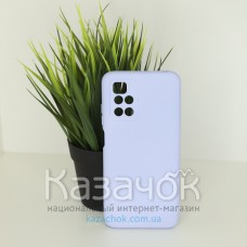 Силиконовая накладка Soft Silicone Case для Xiaomi Redmi 10 Lilac