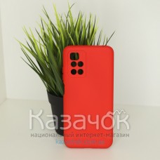 Силиконовая накладка Soft Silicone Case для Xiaomi Redmi 10 Red