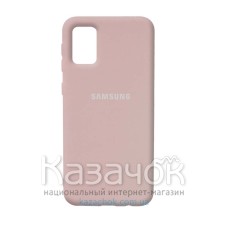 Силиконовая накладкa Silicone Case для Samsung A03s/A037 2021 Pink Sand