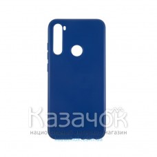 Силиконовая накладка Silicone Case для Samsung A21 2020 A215 Dark Blue