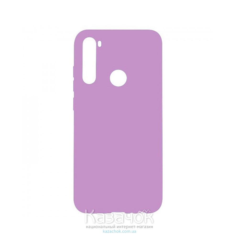 Силиконовая накладка Silicone Case для Samsung A21 2020 A215 Lilac