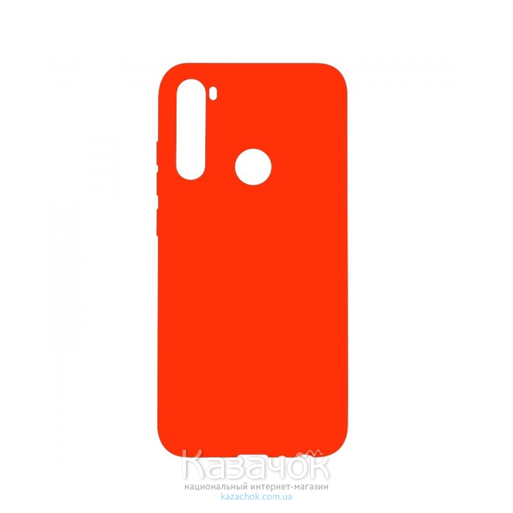 Силиконовая накладка Silicone Case для Samsung A21 2020 A215 Hot Orange