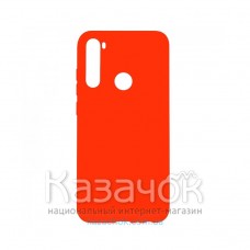 Силиконовая накладка Silicone Case для Samsung A21 2020 A215 Hot Orange