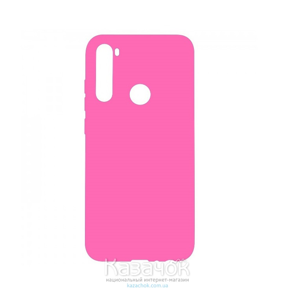 Силиконовая накладка Silicone Case для Samsung A21 2020 A215 Hot Pink