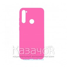 Силиконовая накладка Silicone Case для Samsung A21 2020 A215 Hot Pink