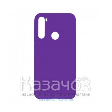 Силиконовая накладка Silicone Case для Samsung A21 2020 A215 Violet