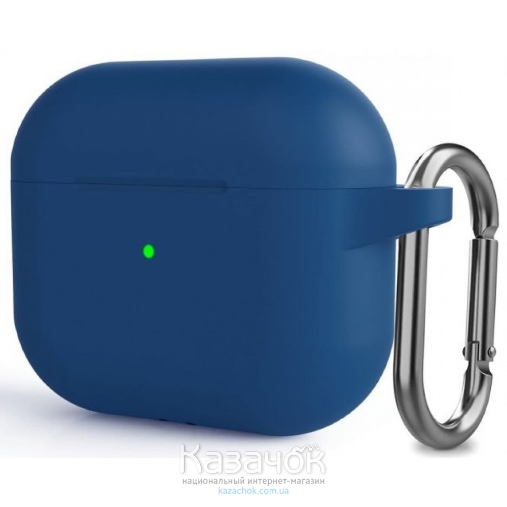 Чехол для наушников Silicon Case Apple AirPods3 Blue Cobalt