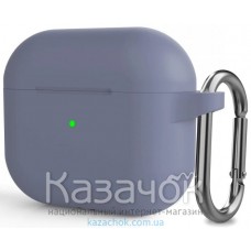 Чехол для наушников Silicon Case Apple AirPods3 Lite Purple