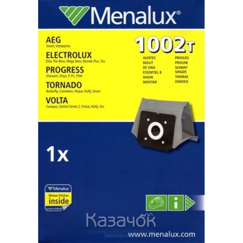 Универсальный мешок Menalux 1002 (Electrolux,  AEG, Zanussi)