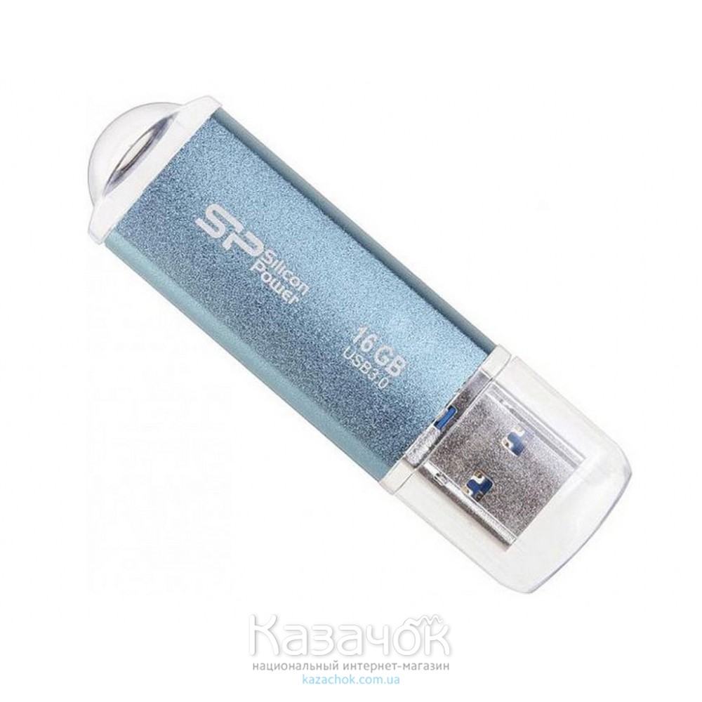 USB Накопитель 16Gb Silicon Power Marvel M01 USB 3.0 Blue