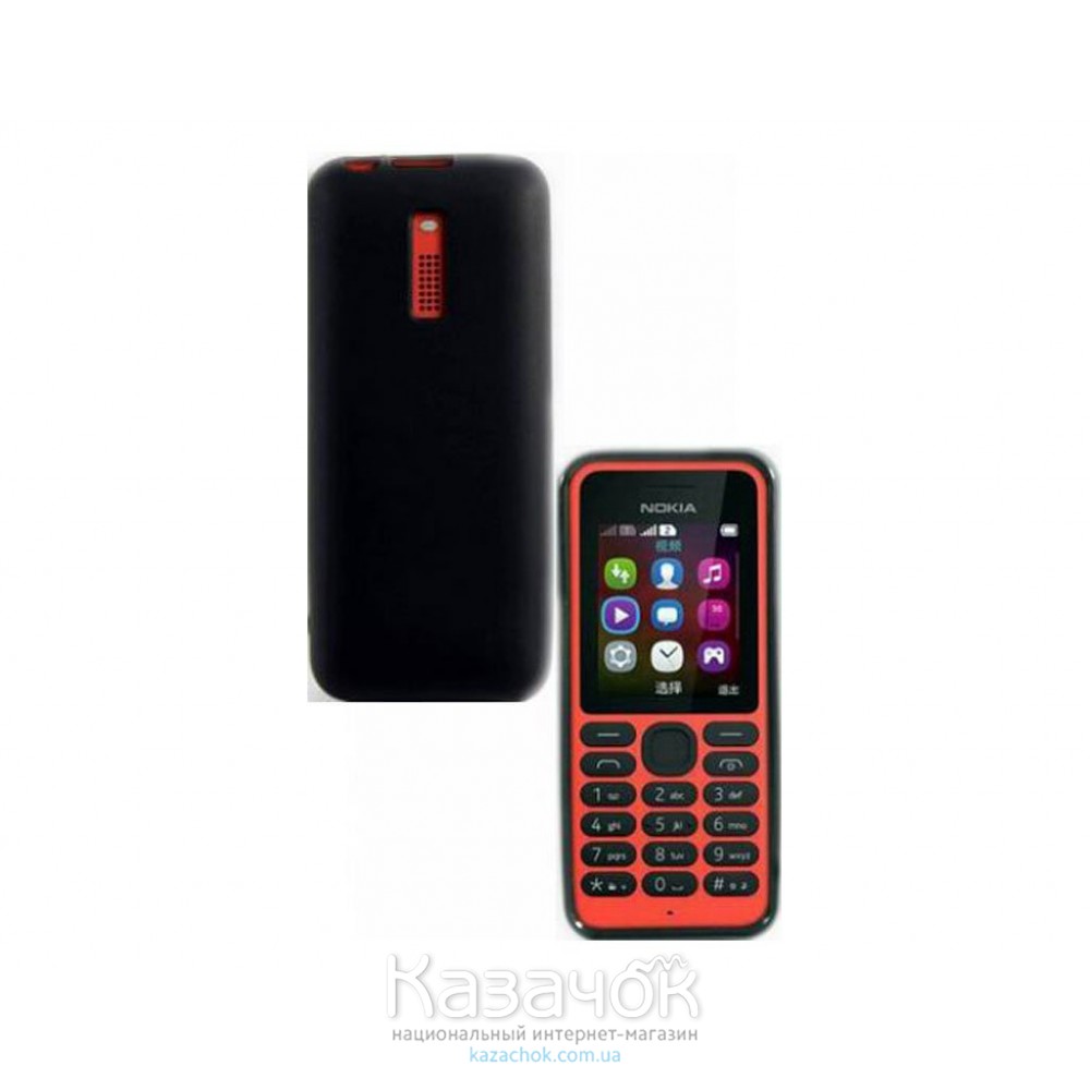 Силиконовая накладка Nokia 130 Black