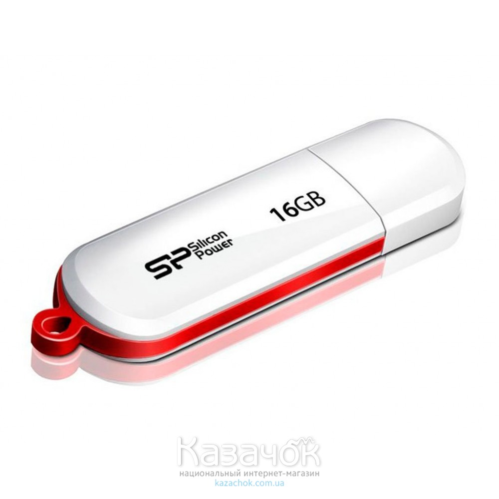 USB Flash 16Gb Silicon Power LUX mini 320 White