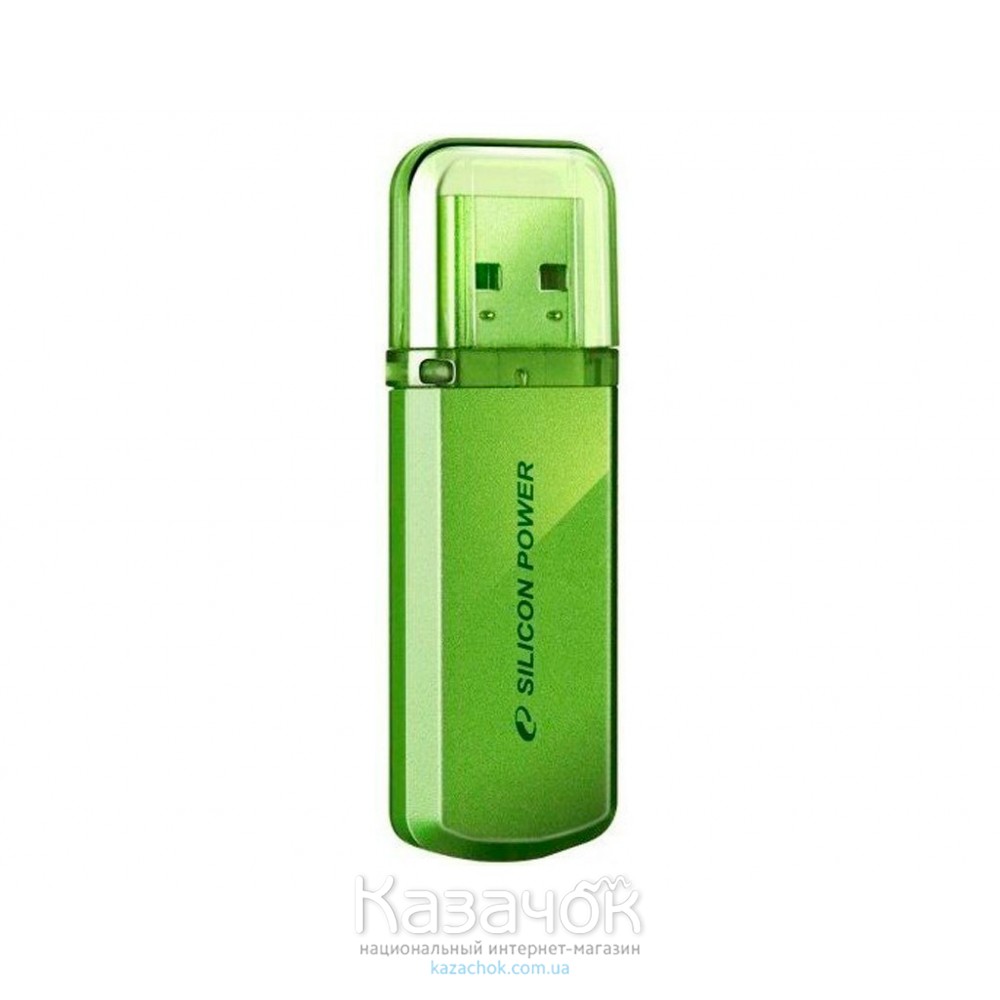 USB Flash 8Gb Silicon Power Helios 101 Green