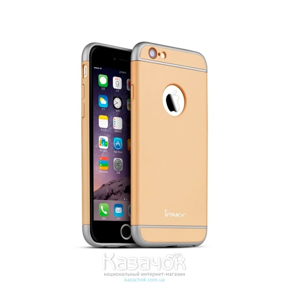Пластиковая накладка iPhone 6/6S iPaky Joint Case Gold