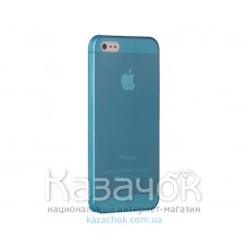 Чехол Ozaki O!coat 0.3 Jelly iPhone 5/5S Blue (OC533BU)